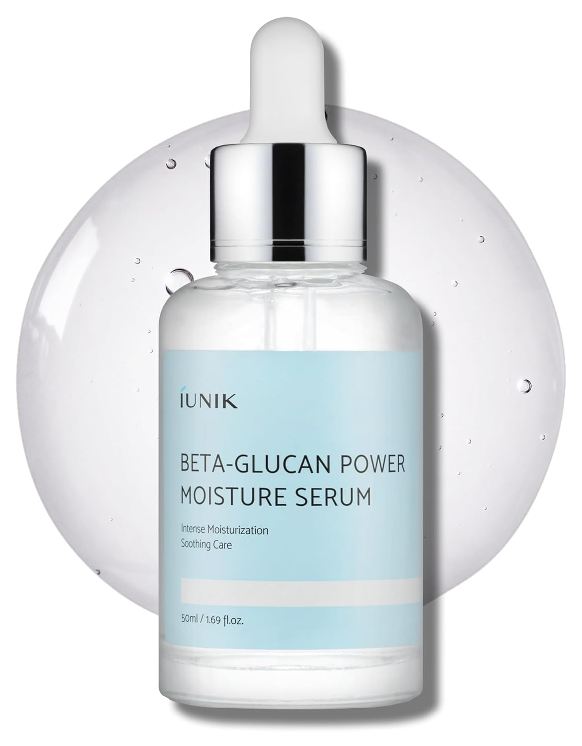 Beta-Glucan Power Deep Moisture Vegan Serum Intense Hydration Mushroom Yeast Extracts Naturally-Derived - Dry Mature Sagging Sensitive Skin Cell Regenerating Lifting Korean Skincare
