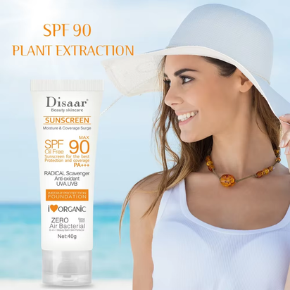 Disaar 40G Sunscreen Cream SPF 90 Body Protector Solar Lotion Original Facial UV Protection