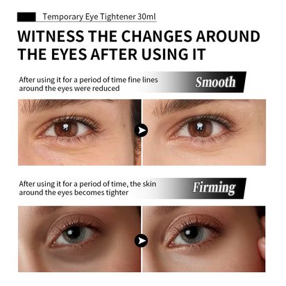 Instant Tighten Wrinkles Eye Cream Remove Eye Fat Bags Puffiness Lifting Firming Smooth Fine Lines Nourish Eye Massage Cream