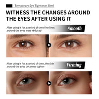 Instant Tighten Wrinkles Eye Cream Remove Eye Fat Bags Puffiness Lifting Firming Smooth Fine Lines Nourish Eye Massage Cream
