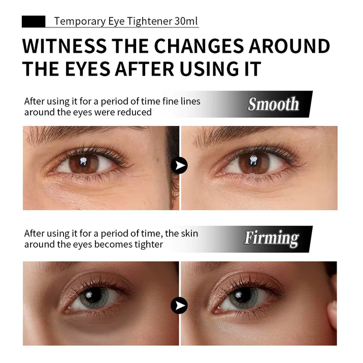 Instant Tighten Wrinkles Eye Cream Remove Eye Fat Bags Puffiness Lifting Firming Smooth Fine Lines Nourish Eye Massage Cream