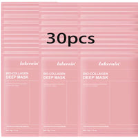 Bio-Collagen Real Deep Mask Supplement Collagen Hydrating Overnight Hydrogel Mask Elasticity Improvement Pore Minimizing Firming